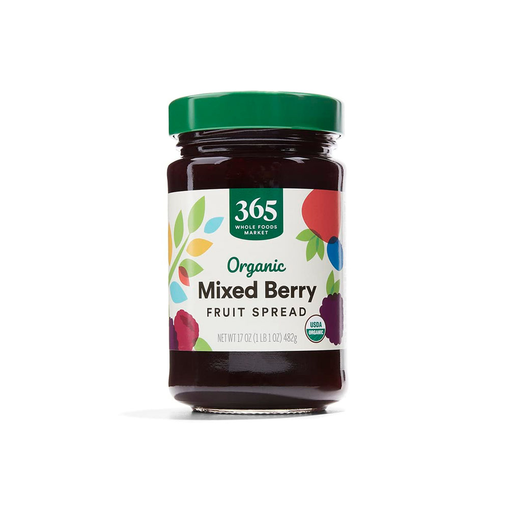 1.jpg 365 by Whole Foods Market, Organic Mixed Berry Fruit Spread - Image 1