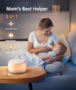 FamiSym White Noise Sound Machine Baby for Sleeping with Night Light - Image 3