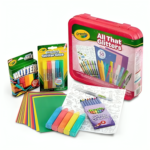 Crayola All That Glitters Art Case (50+pcs), Glitter Crayons & Coloring Supplies