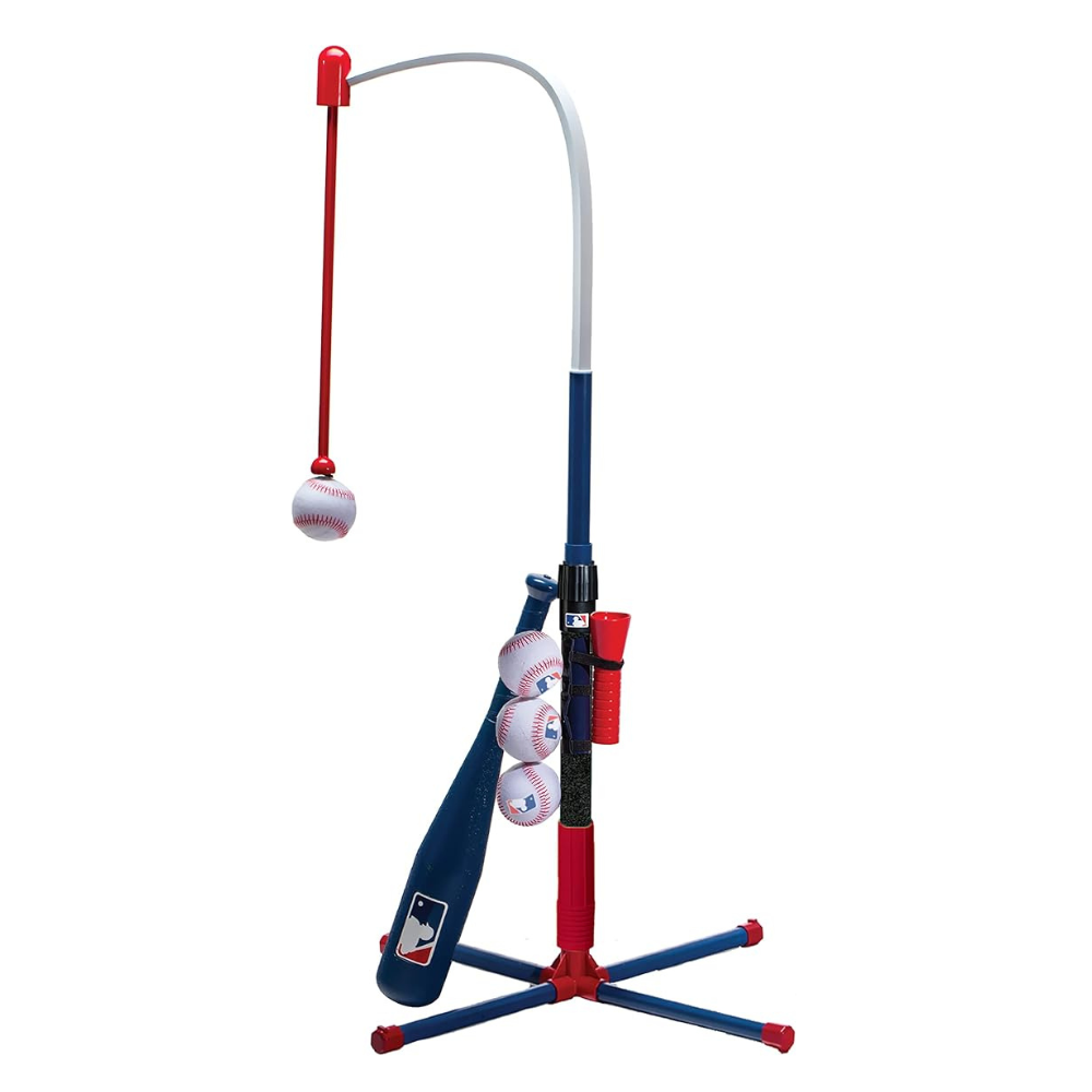 Untitled-design-2025-03-03T194642.120.png Franklin Sports Grow-with-Me Kids Baseball Batting Tee + Stand Set for Youth + Toddlers - Image 1