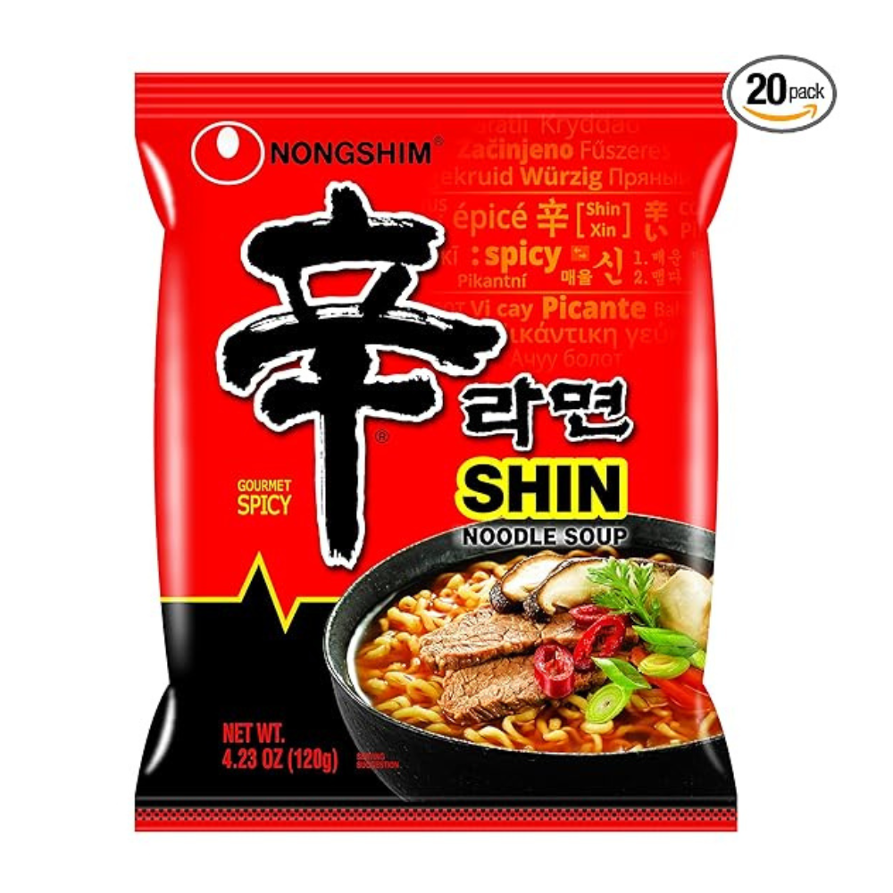 Untitled-design-2025-03-03T201512.970.png Nongshim Gourmet Spicy Shin Instant Ramen Noodle - Image 1