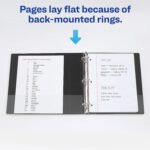 Avery Durable View 3 Ring Binder,1 Inch Slant Rings,1 Green Binder - Image 3