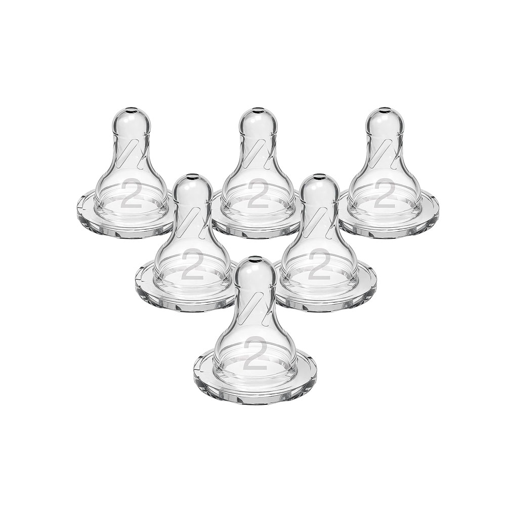 br1.jpg Dr. Brown’s Natural Flow Level 2 Baby Silicone Nipple - Image 1