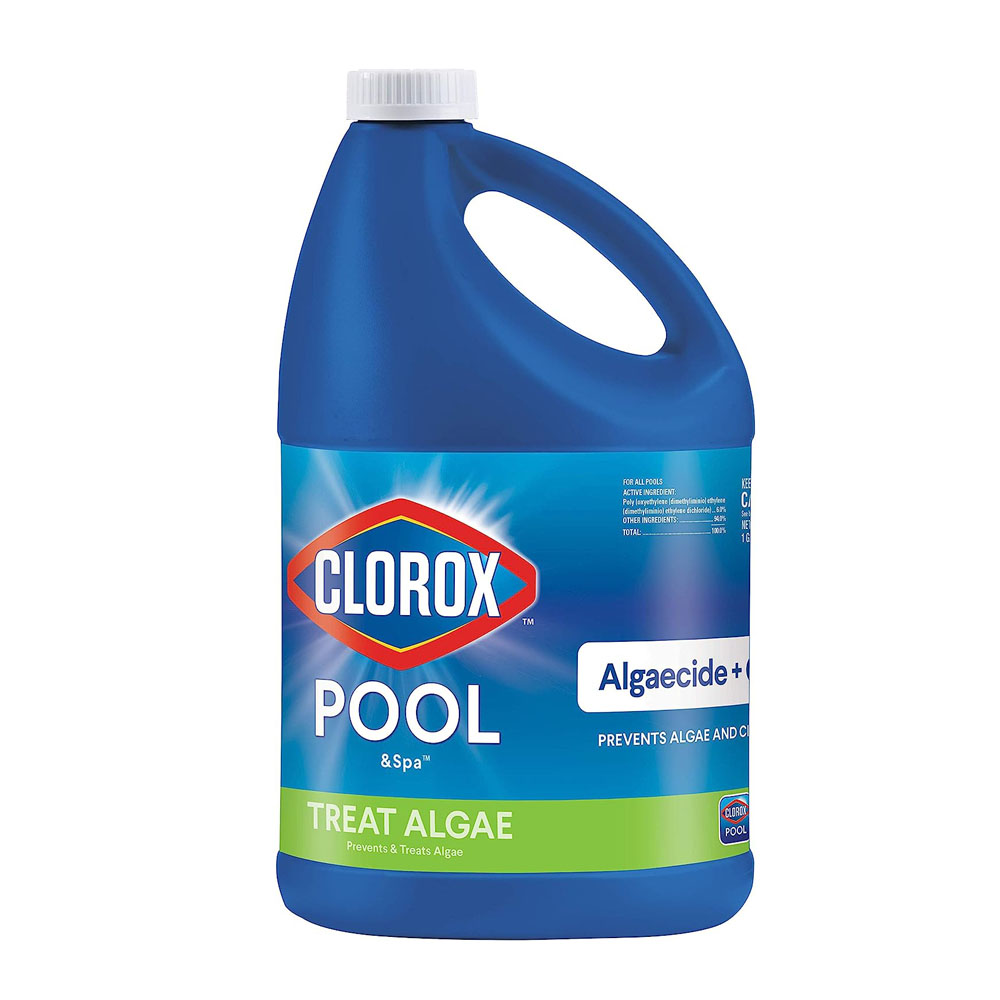 cloro1.jpg Clorox Pool&Spa 43128CLX 42128CLX Pool Algaecide - Image 1