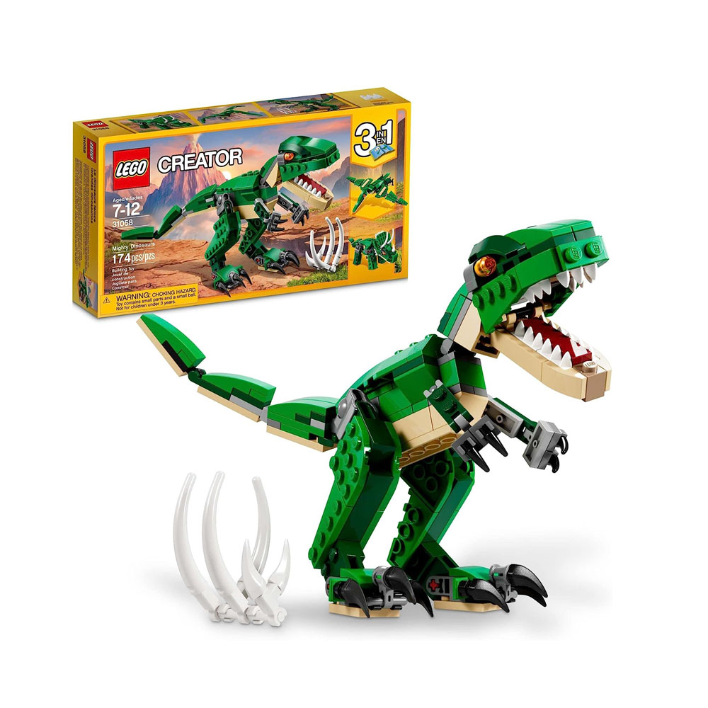 legoo.jpg LEGO Creator 3in1 Mighty Dinosaurs 31058 Building Toy Set for Kids - Image 1