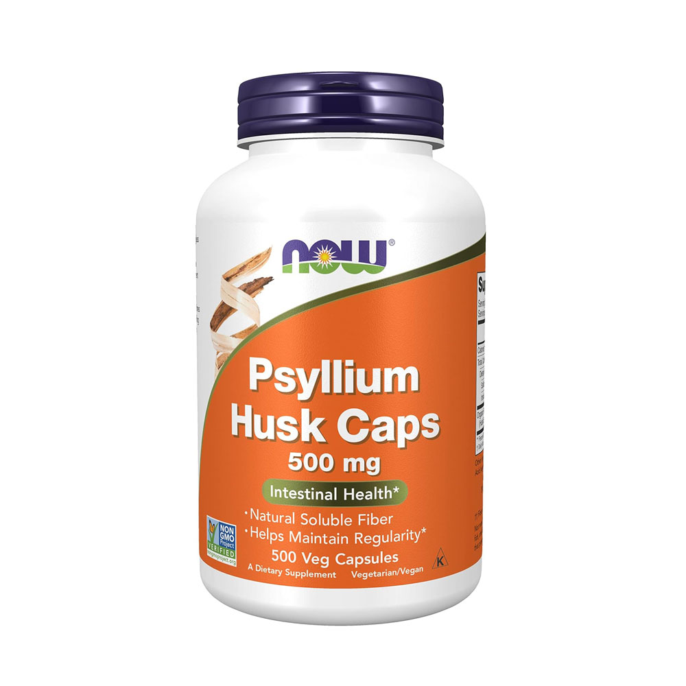 n11.jpg NOW Supplements, Psyllium Husk Caps 500 mg, Natural Soluble Fiber, Intestinal Health - Image 1