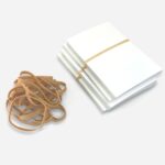 Upgrade Office Supply Rubber Bands, (3-1/2" x 1/4"), Natural Crepe, Made in USA - Image 2
